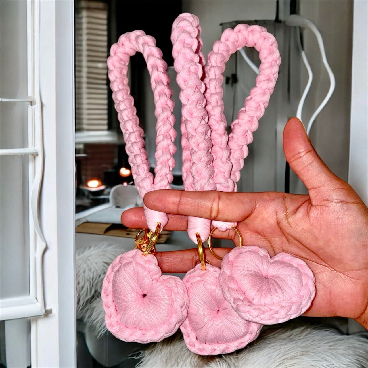 Llavero Corazon y colgante