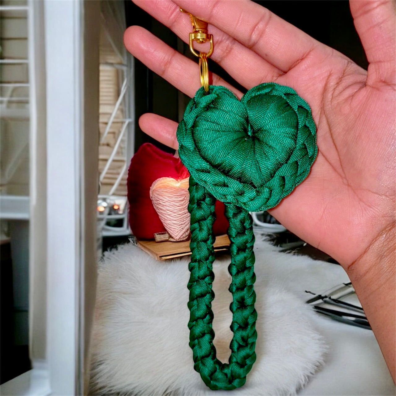 Llavero Corazon y colgante